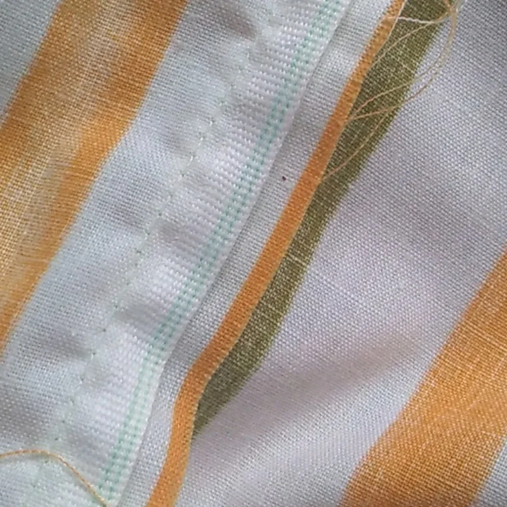🫒 PILLOW CASES  1970s PAIR CUSTOM FIT MONTICELLO Harvest Gold & Avocado Retro